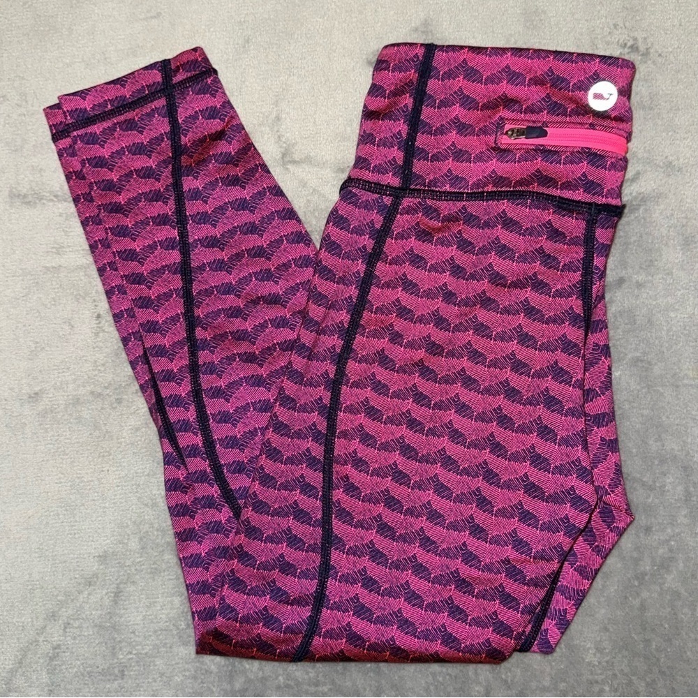 Vineyard Vines Performance Whale Tail Crop Leggings Size XXS